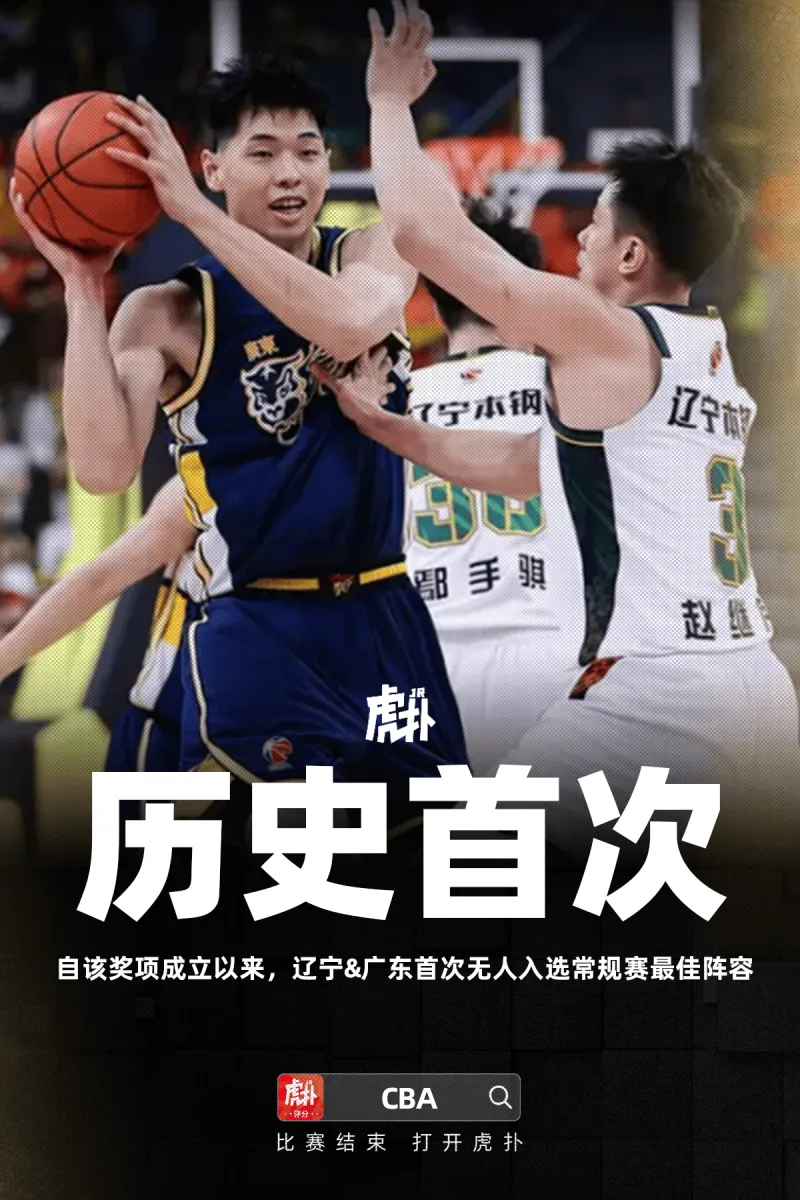 开云体验-自该奖项成立以来，辽宁&amp;amp;广东首次无人入选常规赛最佳阵容